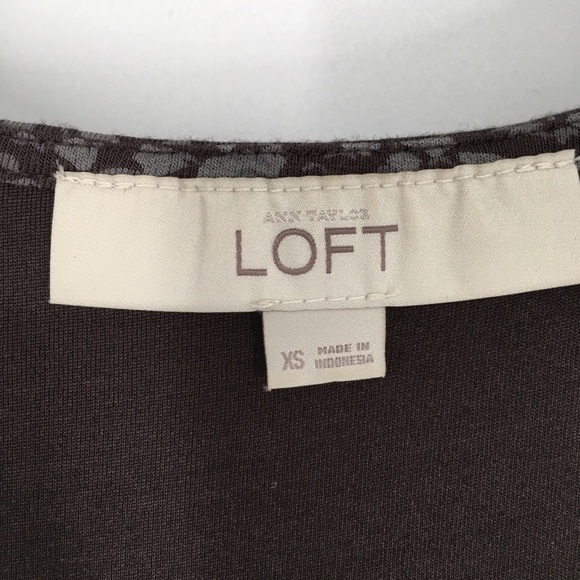 Loft Snakeskin Print Wrap Dress - Picture 8 of 9